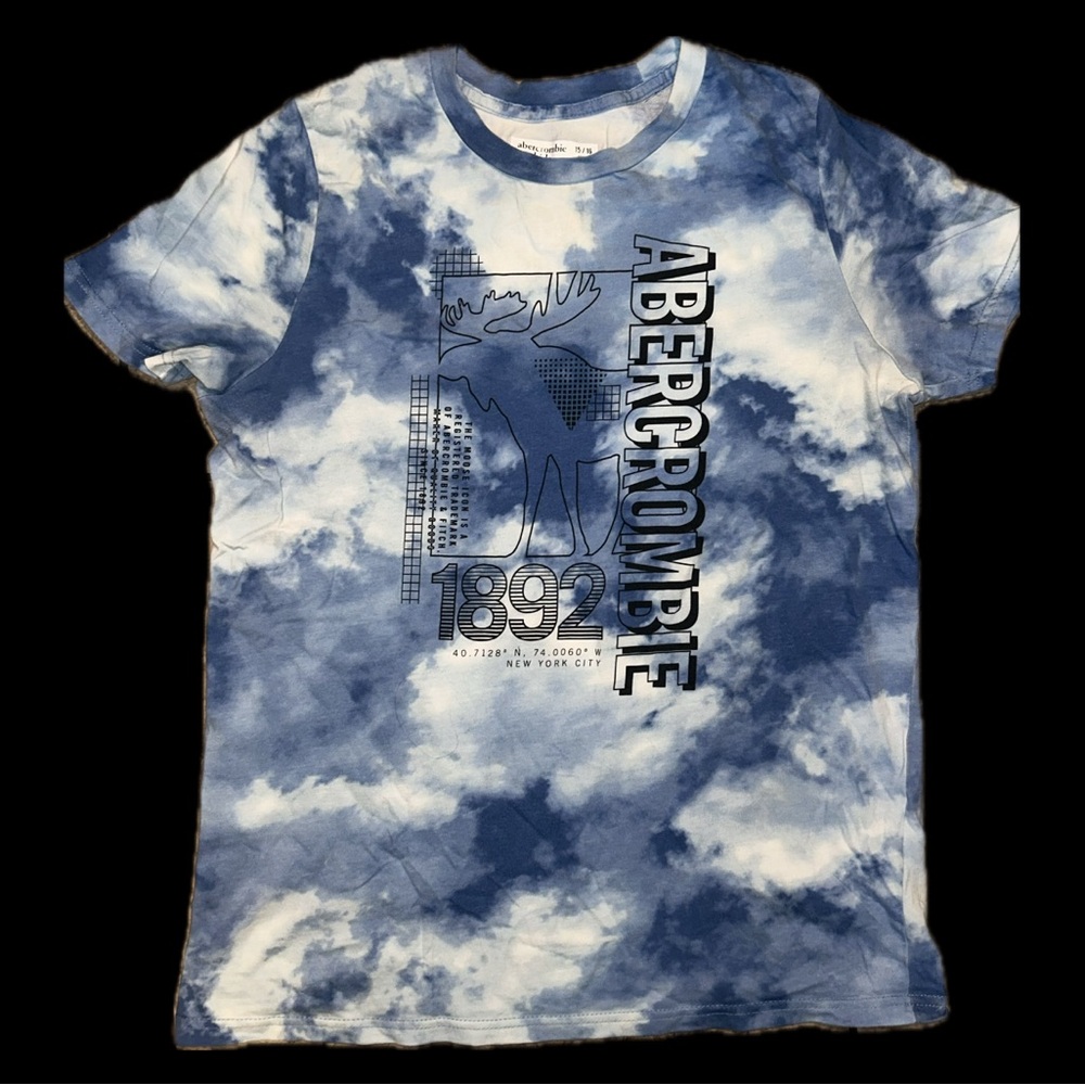 Boys Abercrombie, kids tie-dyed T-shirt size: 15/16